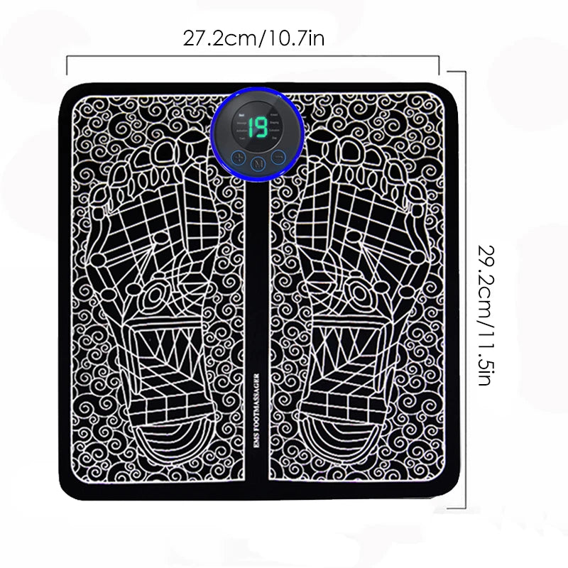 ZenForm - Tapis de Massage Électrique pour Pieds